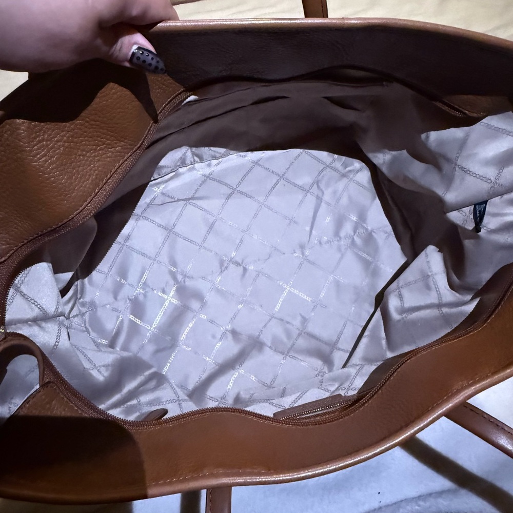 Michael Kors Tan Leather Shoulder Bag - Picture 5 of 5